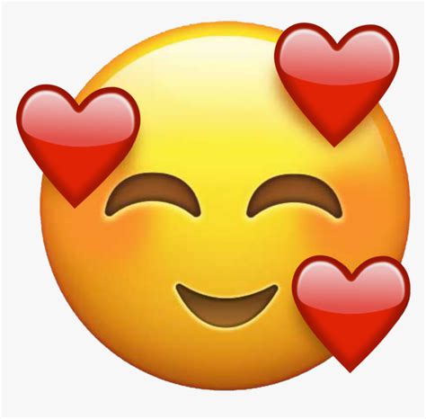 emoji heart face